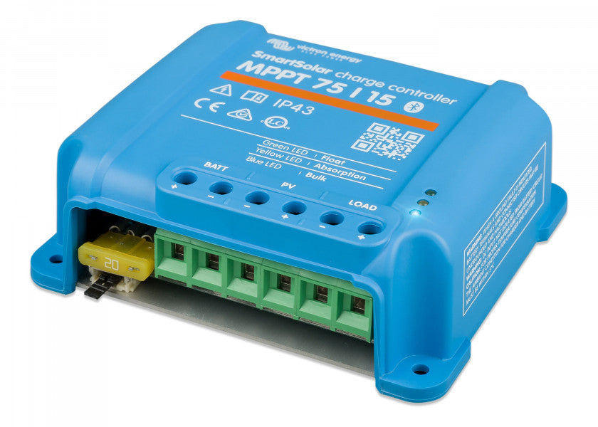 Nærbilde av Solcelleregulator SmartSolar MPPT 75/15 220W 12V 15A - Victron