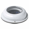 Solcellevifte for dekksmontering 11 m³/t 12 cm innfelling - Compass forfra