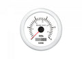 Speedometer med GPS 0-15 knop 85 mm hvit m/antenne 12V forfra