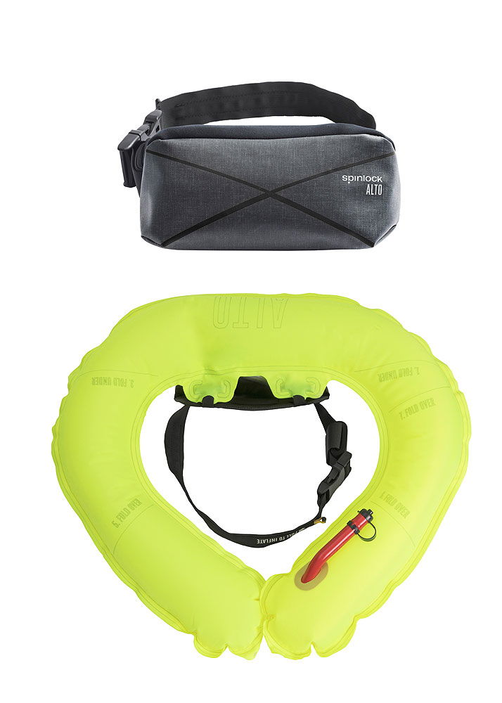 Spinlock Alto beltepakke flytevest 75 N forfra i neonfarge