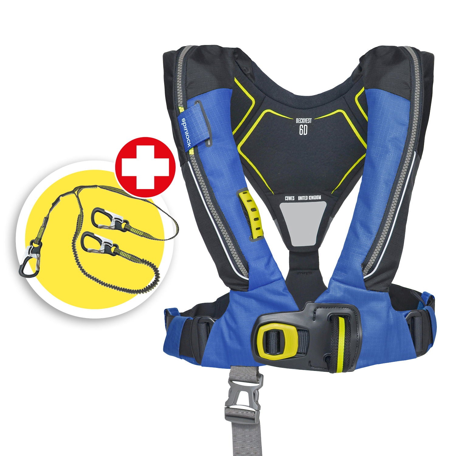 Spinlock Deckvest 6D automatvest 170N/275N forfra