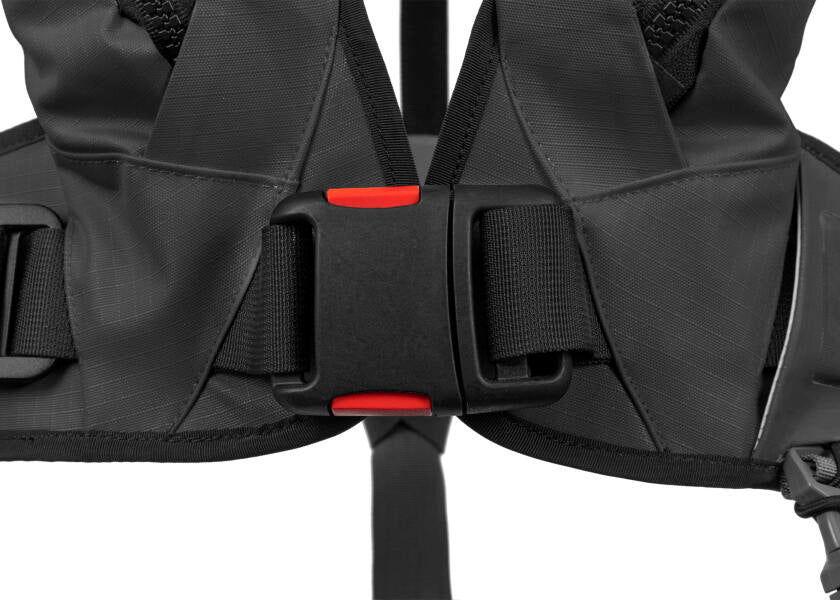 Detaljbilde av Spinlock Deckvest Duro SOLAS 275N automatvest svart