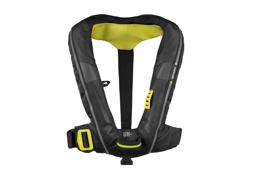 Spinlock Deckvest Lite+ automatvest 170 N svart med D-ring forfra