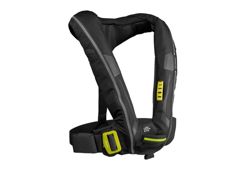 Spinlock Deckvest Lite+ automatvest 170 N svart med D-ring detalj