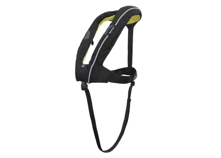Spinlock Deckvest Lite automatvest 170 N svart polyester detalj
