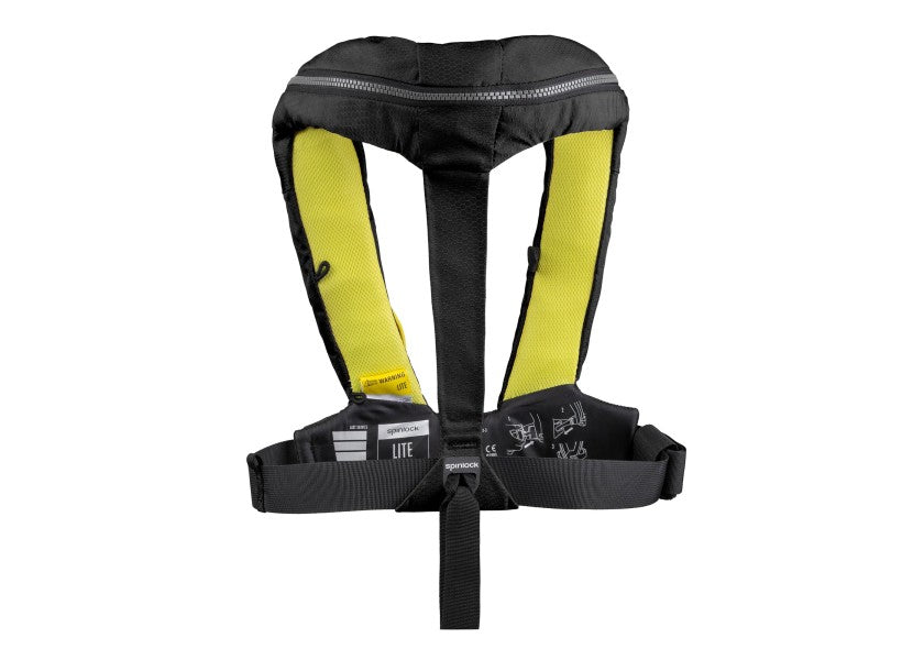 Spinlock Deckvest Lite automatvest 170 N svart polyester montert