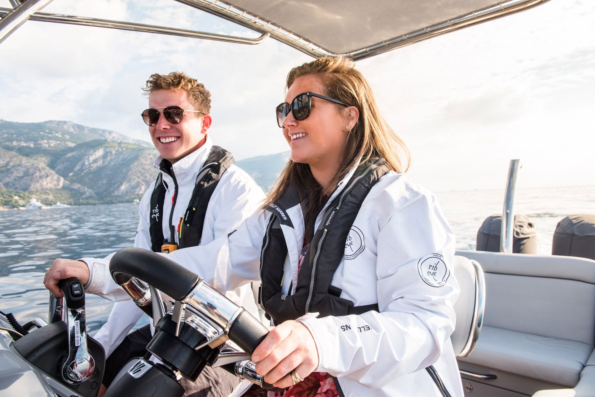 Spinlock Deckvest Lite+ 170 N automatvest med livline nærbilde av materialet
