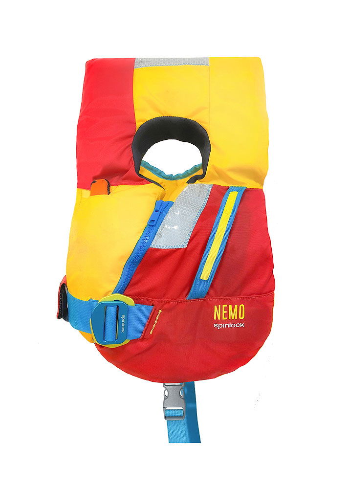 Spinlock Deckvest NEMO+ redningsvest for barn forfra