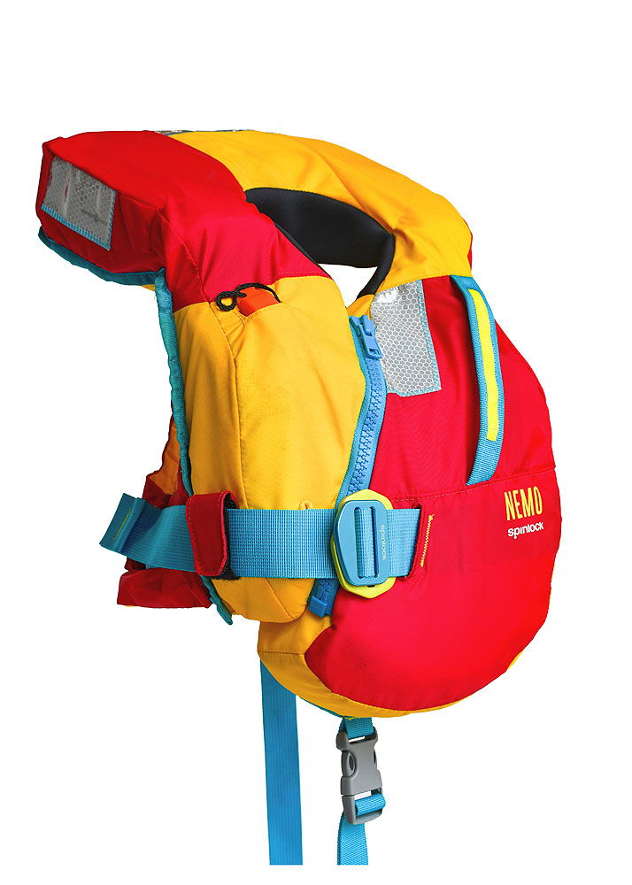 Spinlock Deckvest NEMO+ redningsvest for barn bakside