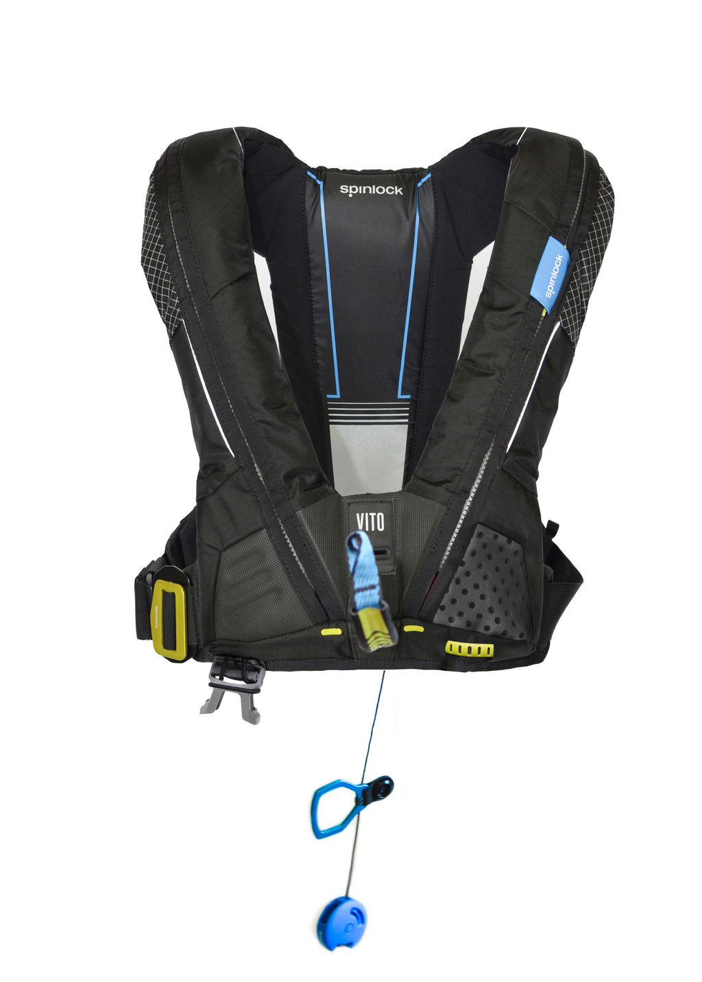 Spinlock Deckvest VITO automatvest 170 N med HRS system nærbilde av utløser