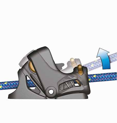 Spinlock PXR Cam Cleat 2-6 mm 140 kg forfra