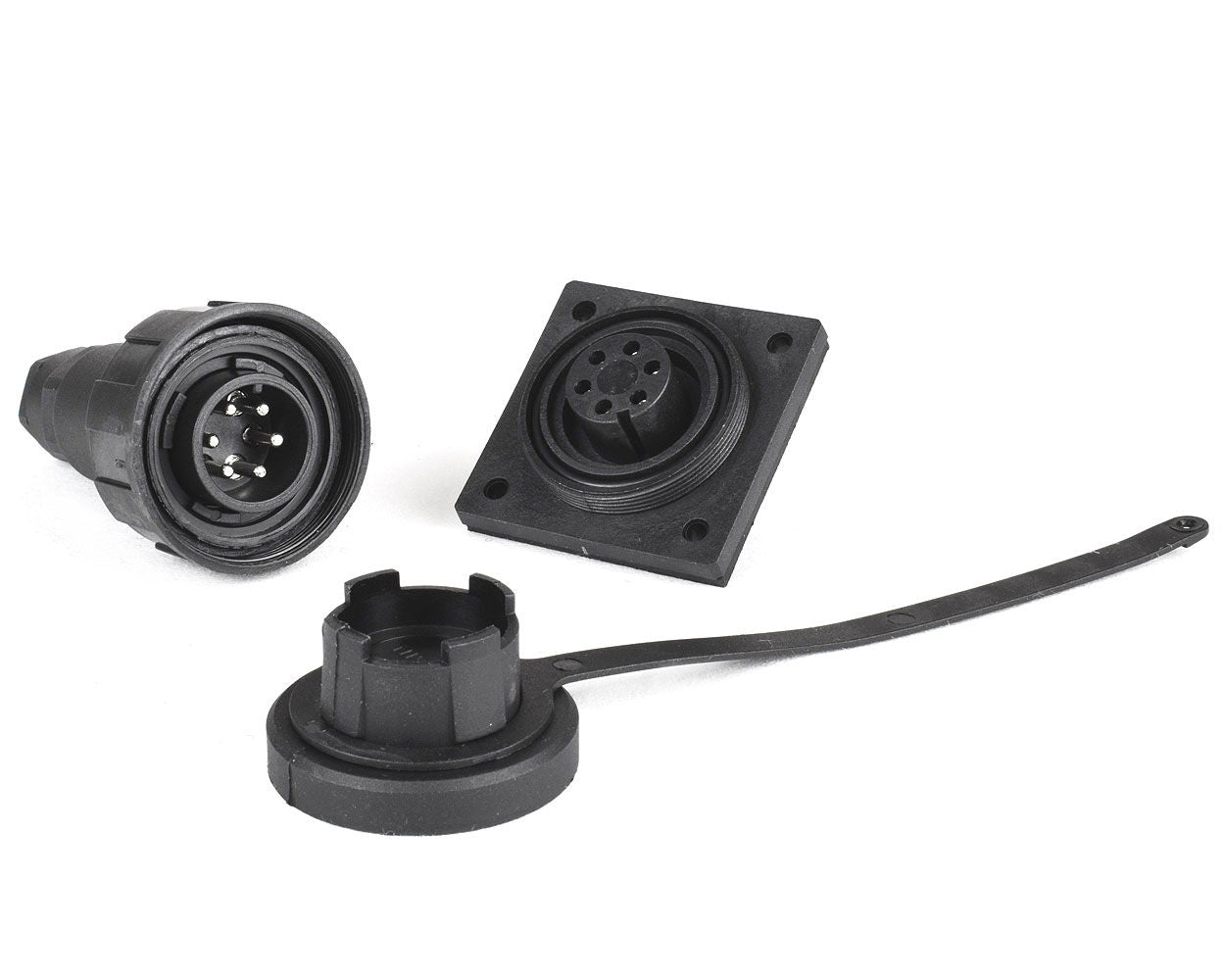 ST1/2000 sett med D338 og D337 6-polet kontakter for båt