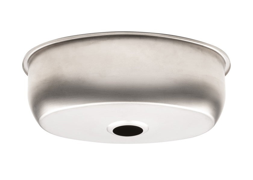 Stålvask oval rustfritt stål bakside
