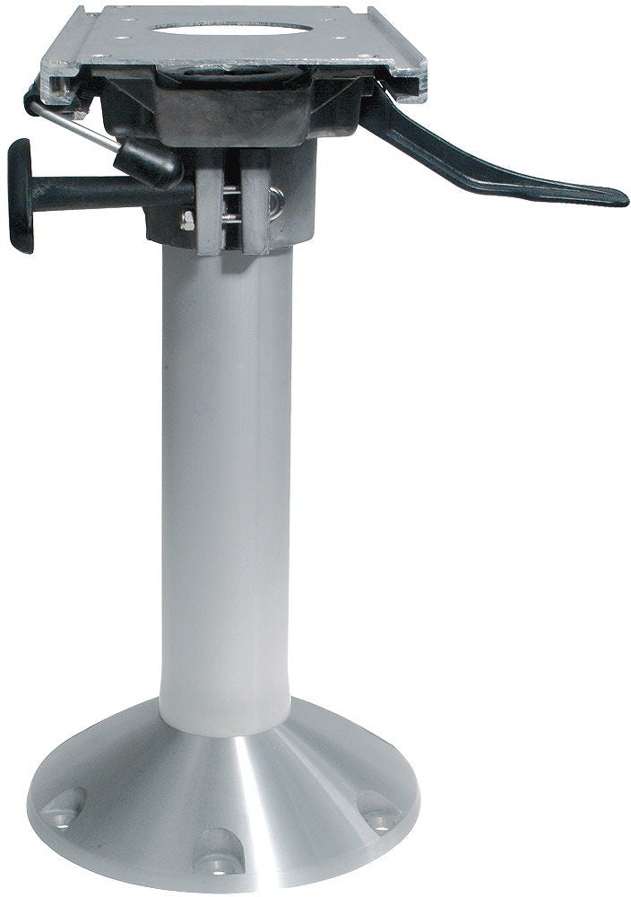 Stolsøyle Heavy Duty 360° aluminium med lås - Allpa forfra