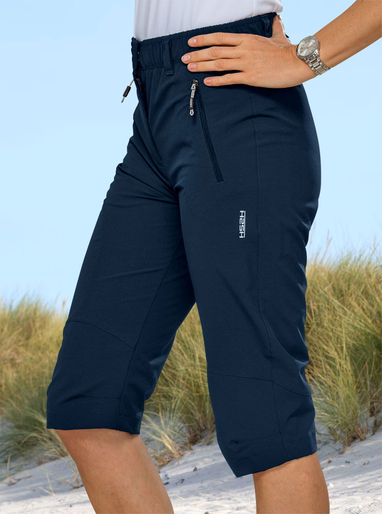 Stretch capribukse dame quick dry bi-elastisk forfra