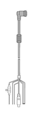 Strøm- og datakabel R70029 for e- og C-serie forfra
