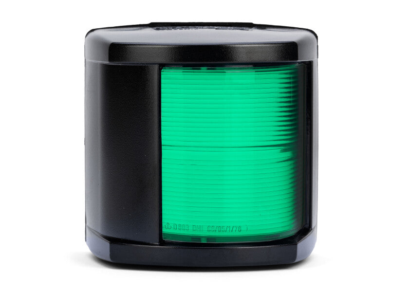 Styrbordlanterne serie 2984 halogen 12V sort forfra