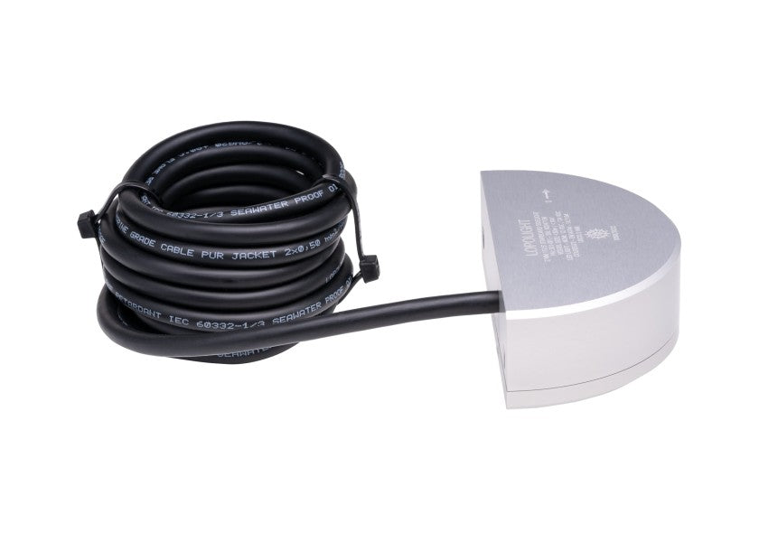 Styrbordlanterne LED aluminium 12/24V nærbilde av LED-lys