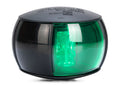 Styrbordlanterne NaviLED Compact svart LED forfra