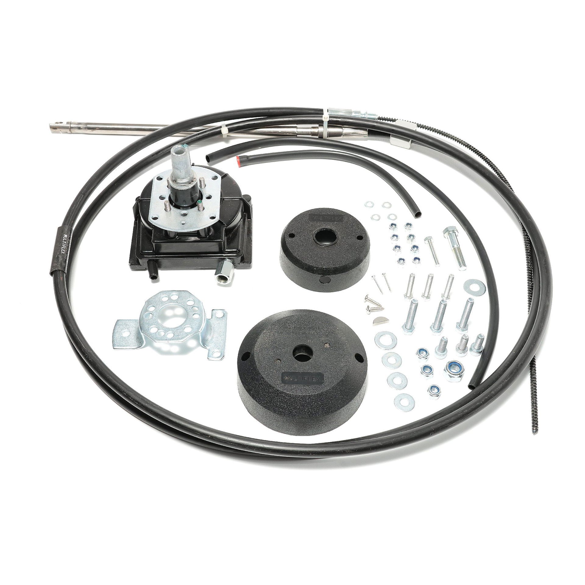 Styresystem 301 for utenbordsmotorer 3,65 m kabel opptil 55 hk fra Multiflex front