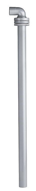 Sugerør for gråvanns- og septiktank 38 mm 37 cm forfra