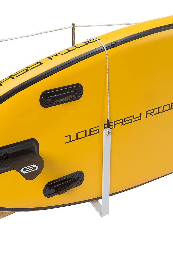 Detalj av festemekanisme på SUP- og landgangsholder aluminium for tykkelse opptil 18 cm - TREM
