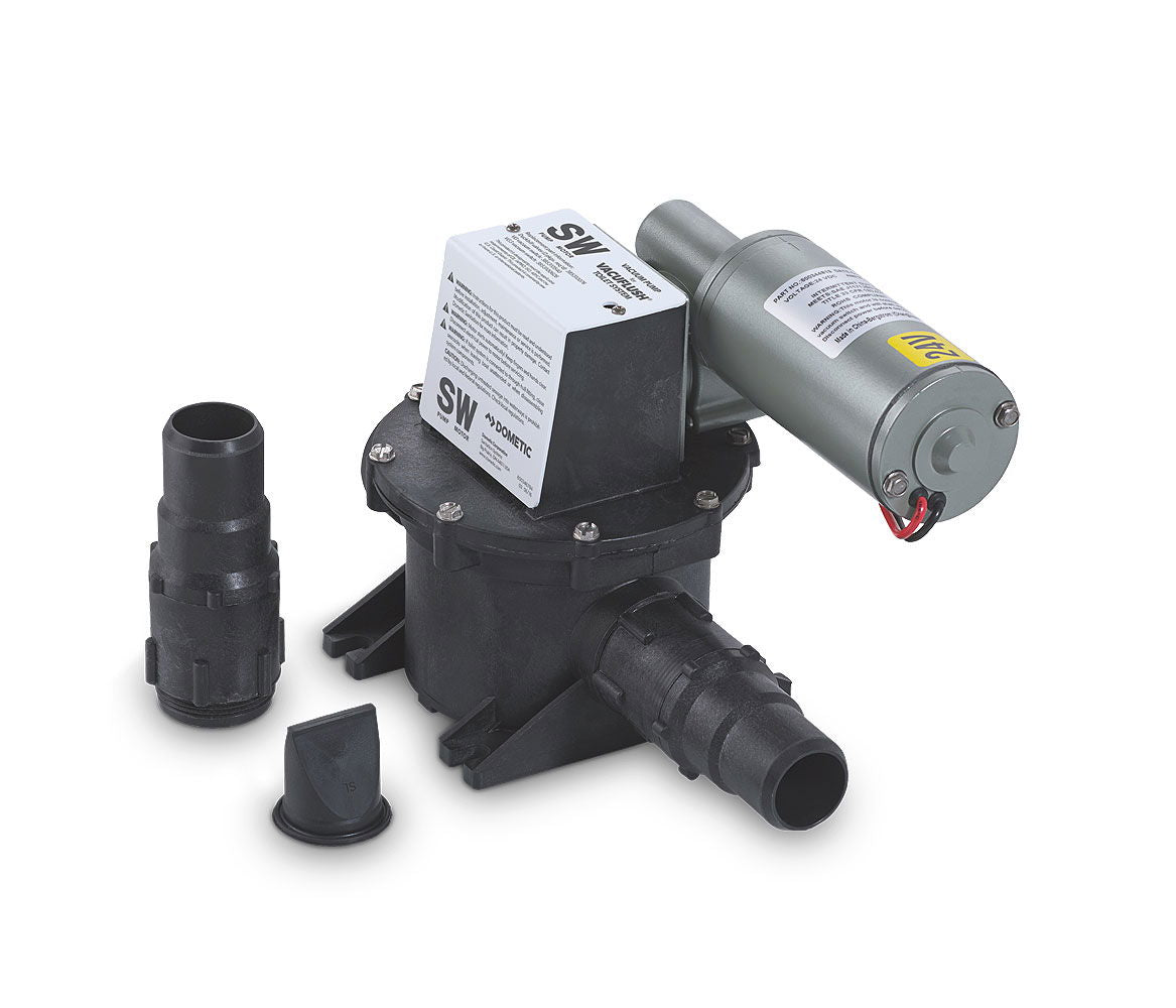 SW-12 vakuumpumpe 12 V for VacuFlush toalett - Dometic, forfra