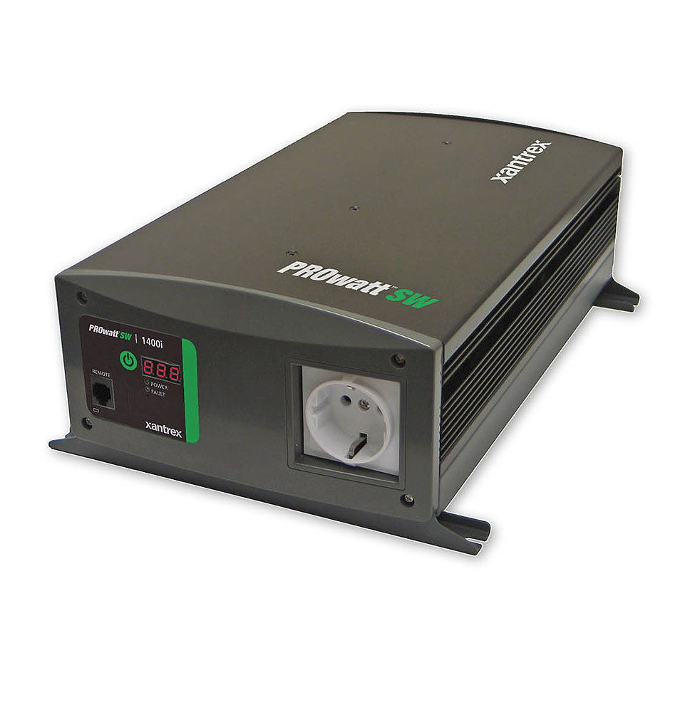 SWi-vekselretter 12V 1400 W 230 V 310x185x90 mm 2,7 kg forfra