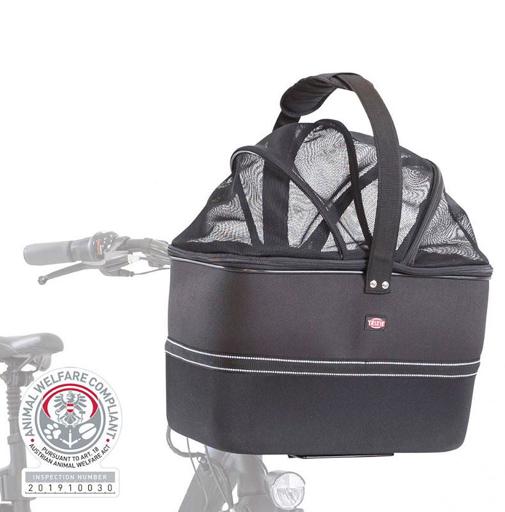 Sykkelkurv front 41x47x29 cm avtagbar med hurtigfeste forfra