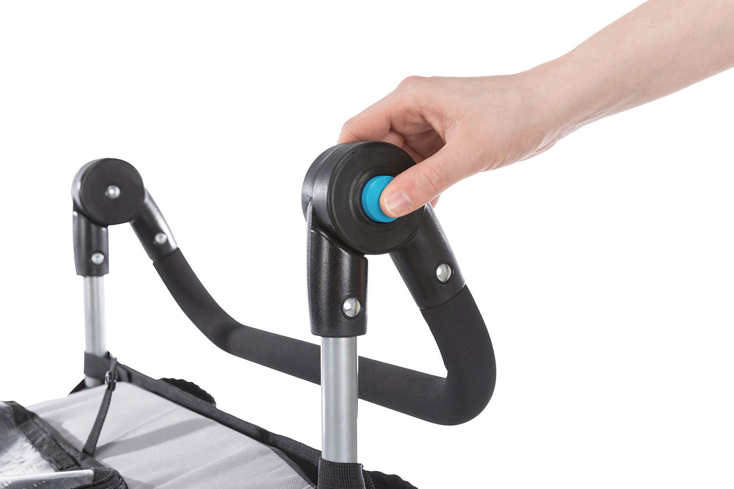 Sykkeltilhenger sammenleggbar Carrier S bakside