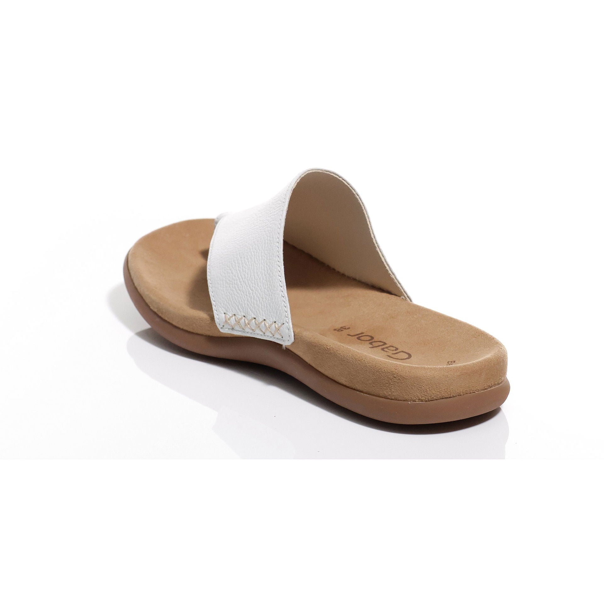 Tå sandal dame skinn med BestFit passform 3 cm hæl bakside