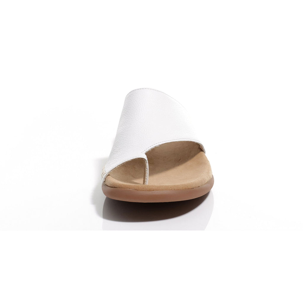 Tå sandal dame skinn med BestFit passform 3 cm hæl montert på fot