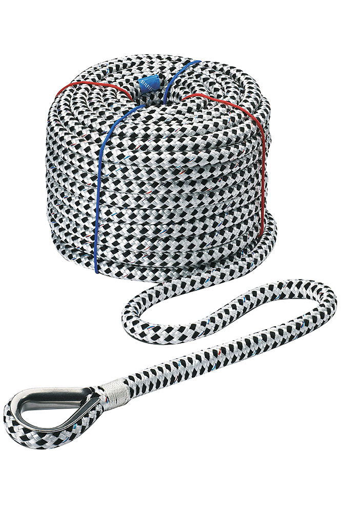 Taifun ankerline 10 mm 30 m 1900 daN myk polyester - forfra