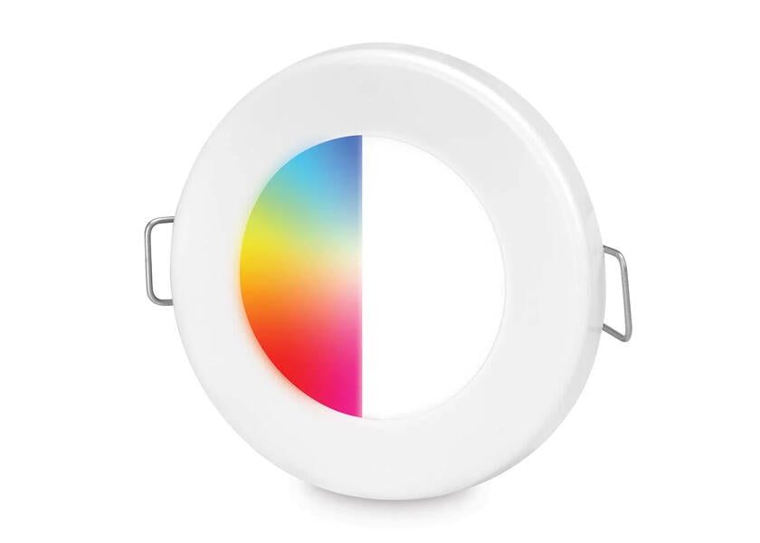 Taklampe APELO LED75 RGB/W hvit forfra