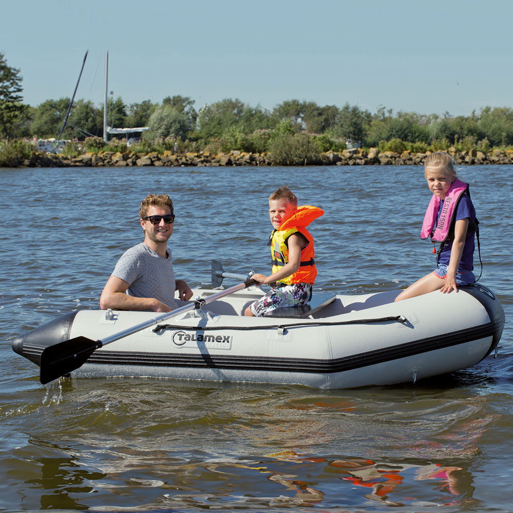 Talamex Aqualine gummibåt 200 cm lattebunn pakket i taske