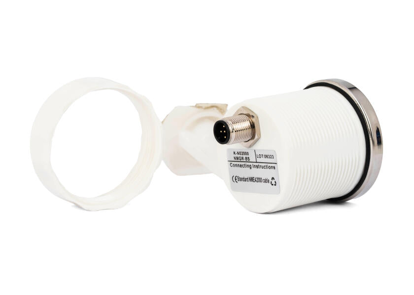 Tankmåler septik 52 mm NMEA 2000 sort IP67 12/24V nærbilde frontring
