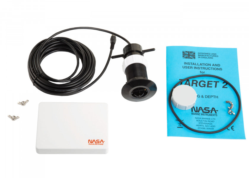 Target 2 logginstrument med giver 0-25 knop 12V - NASA sideprofil