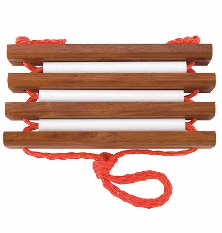 Taustige ROCK 3 trinn 86 cm med tretrinn detalj av trinn