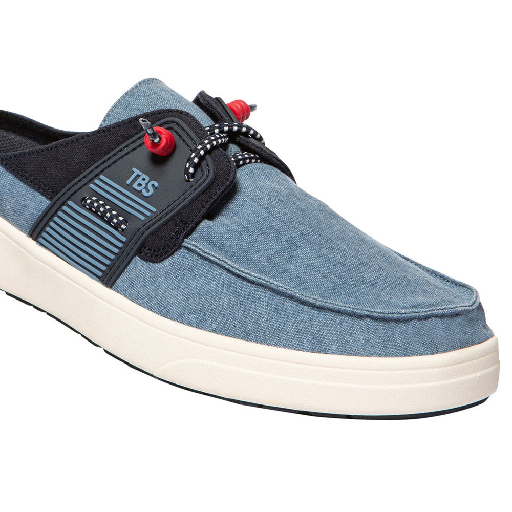 TBS Geoyatt canvas slipper slip-on sett fra siden