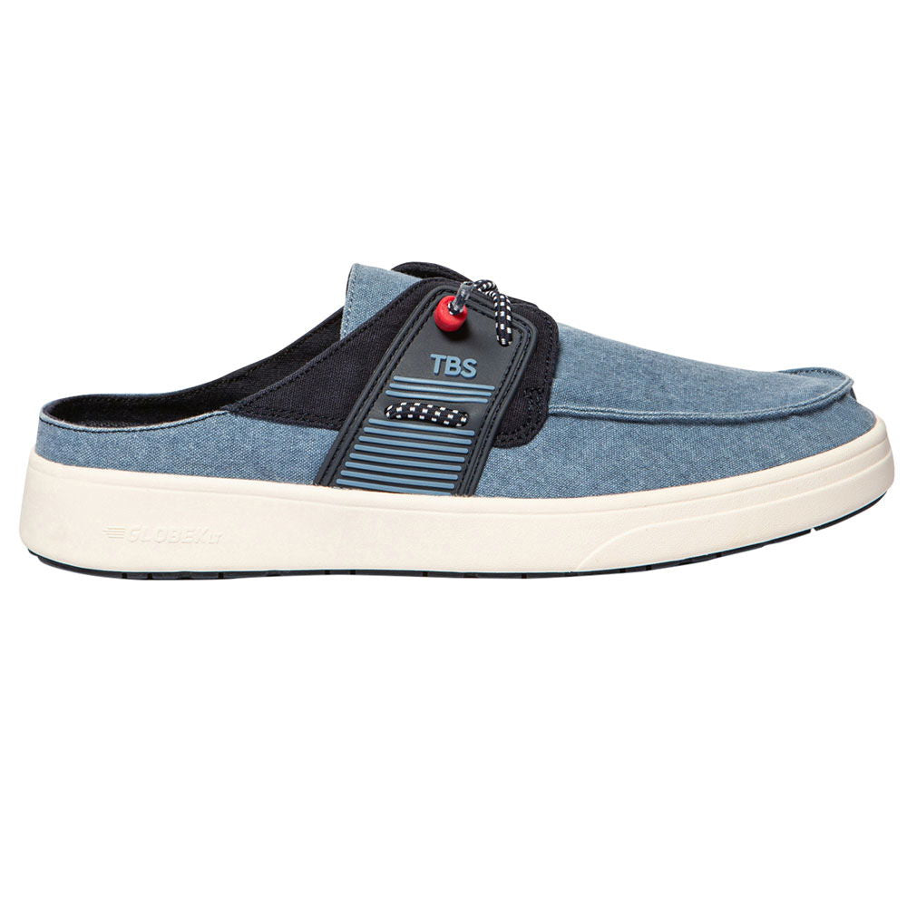 Nærbilde av såle på TBS Geoyatt canvas slipper slip-on