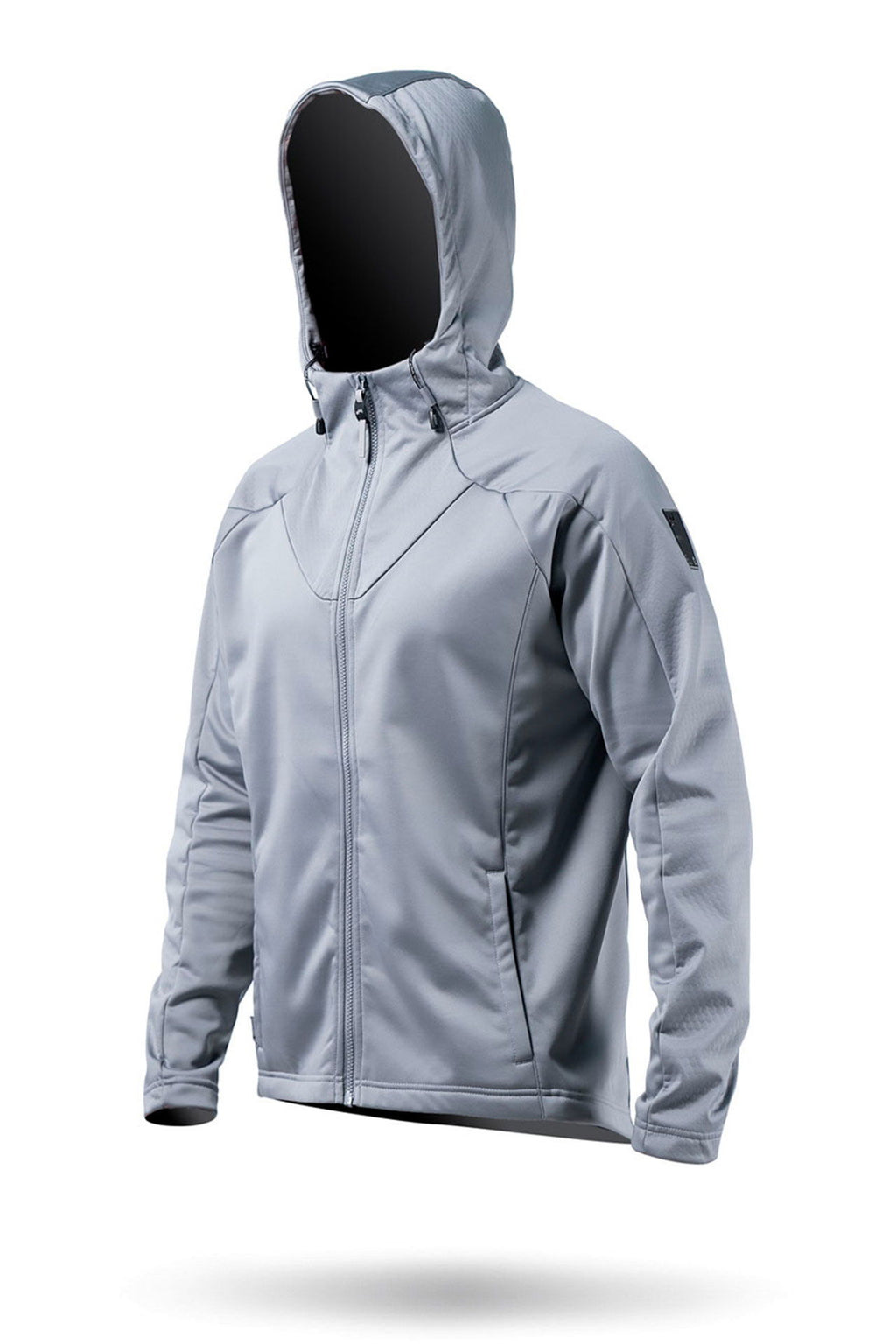 Tech Hoodie vanntett 3-lags fleecefôr mellomlag forfra