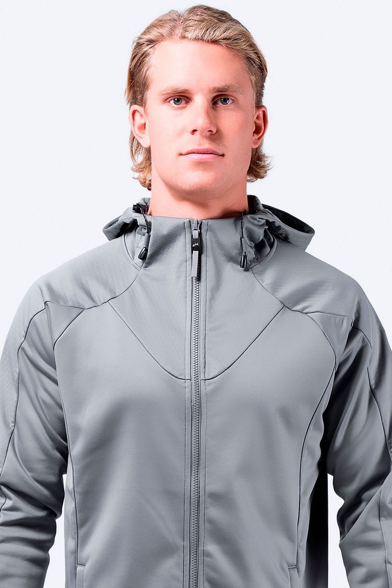 Tech Hoodie vanntett 3-lags fleecefôr mellomlag hette