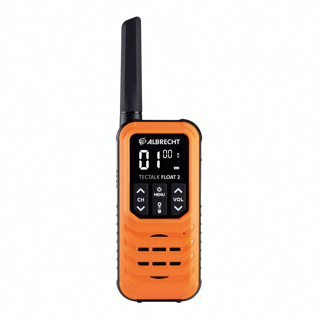 Tectalk Float PMR radio IP67 flytende rekkevidde 10 km forfra