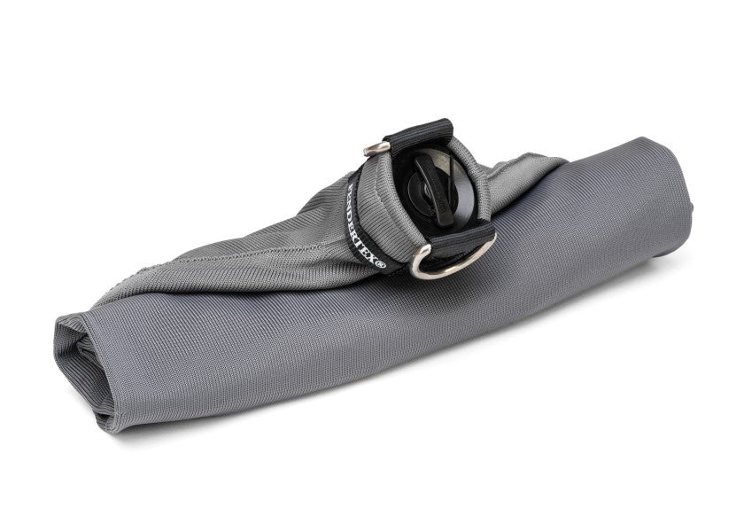 Tekstil langfender grå polyester/polyuretan - FENDERTEX detalj av tekstur