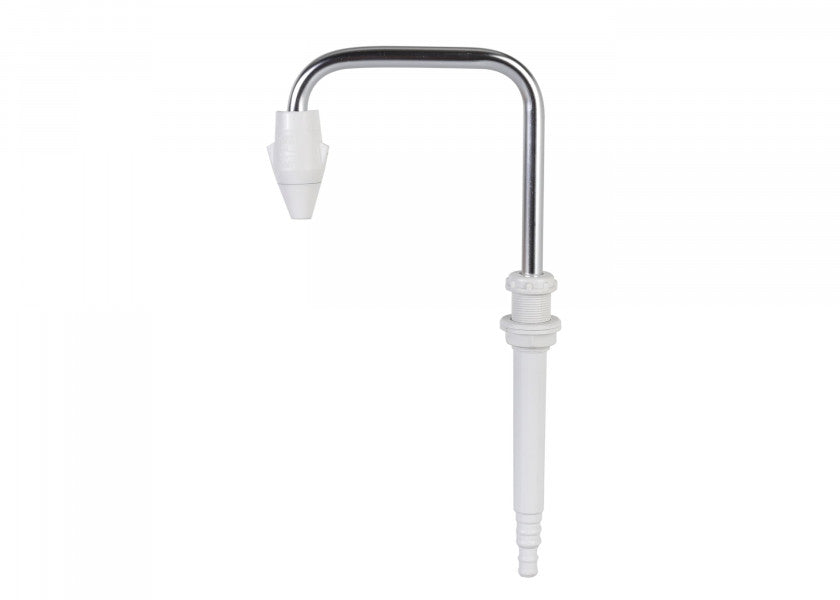 Detalj av teleskopisk vannkran aluminium 13 mm 360° dreibar