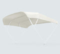 Tessilmare 60 bimini 185 cm polyester med vinylkloridbelegg montert på båt