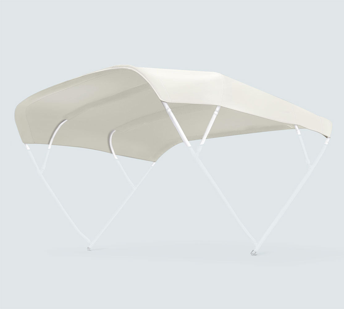 Tessilmare 60 bimini 185 cm polyester med vinylkloridbelegg montert på båt