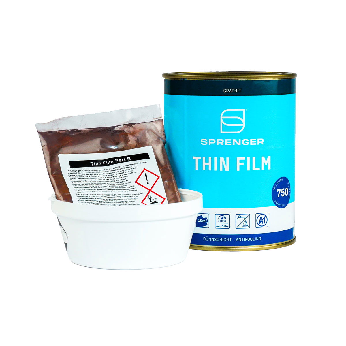 Thin Film tynnsjikt bunnstoff 0,75 l bakside Sprenger