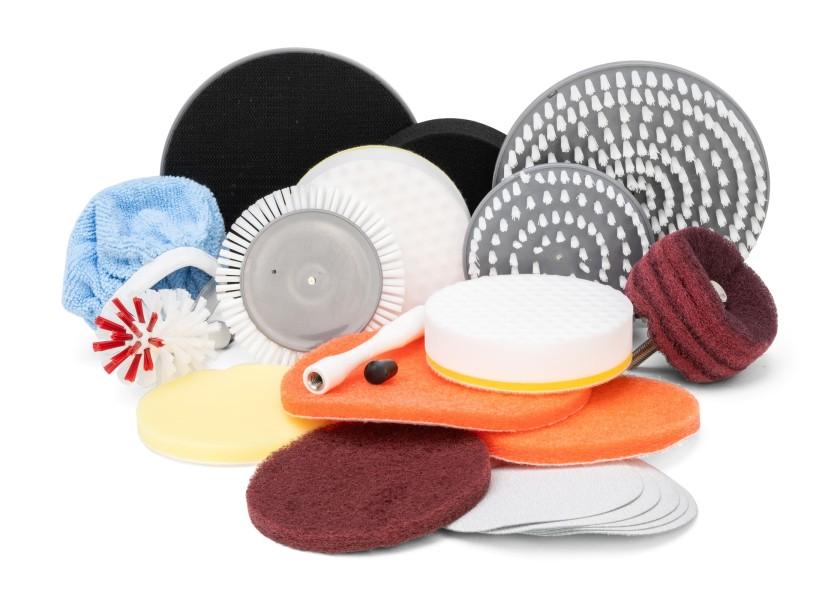 Tilbehørssett for E-Scrubber Plus bakside