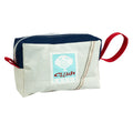 Toalettmappe Mini Bag resirkulert seilduk 23x14x8 cm forfra